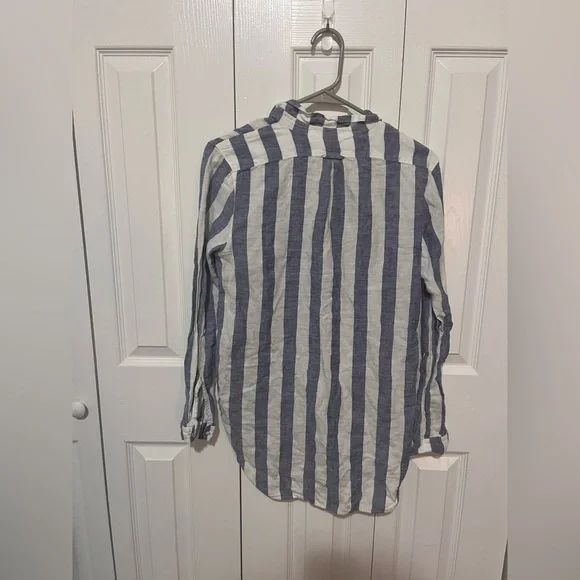 AYR The Easy Linen Long Sleeve Shirt Button Down Extra Small - Picture 3 of 4